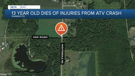 shawano county atv accident.